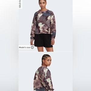 NEW Adidas Floral Sweatshirt